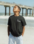YOUTH PALM TEE BLACK