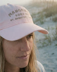 Embroidered "Dad" Hat - Pink