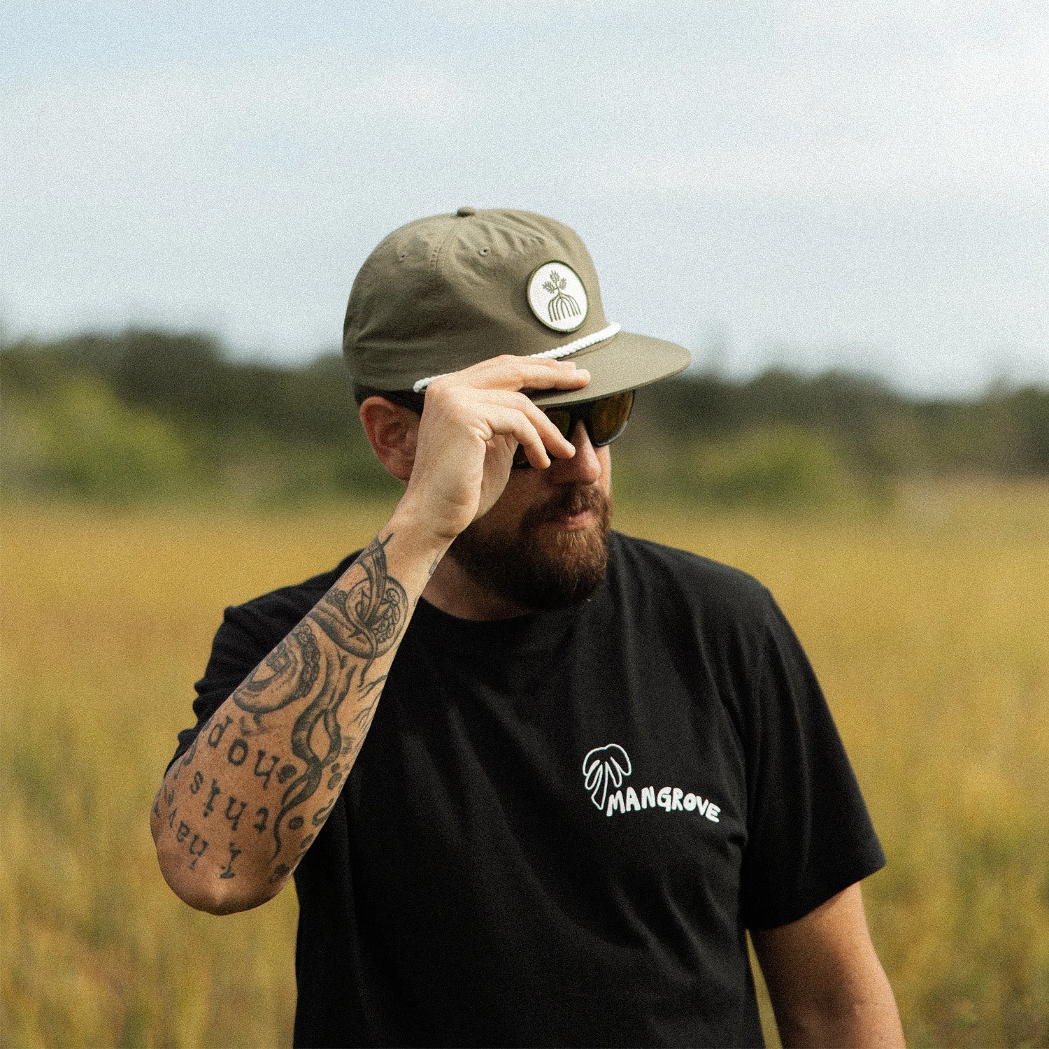 RECYCLED NYLON PATCH HAT