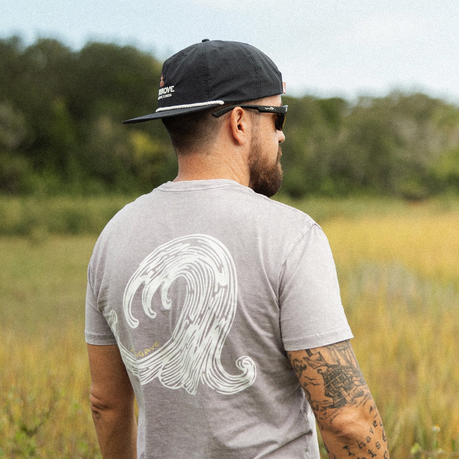 RECYCLED NYLON NAVY SHOP HAT