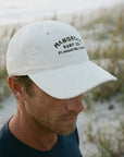EMBROIDERED CORD HAT - CREAM